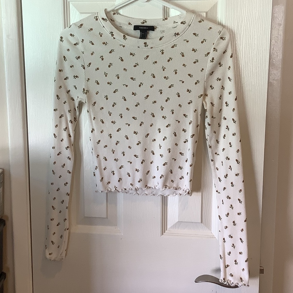 Floral Print Long Sleeve Top